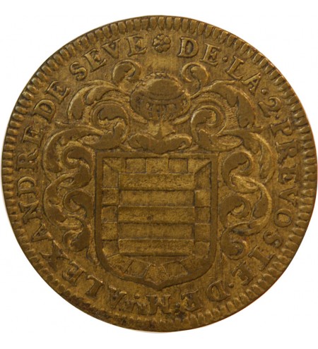 PREVÔT DES MARCHANDS DE PARIS, Alexandre de Sève – JETON laiton 1658