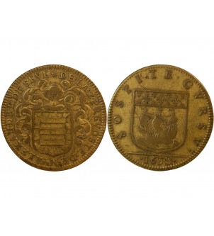 PREVÔT DES MARCHANDS DE PARIS, Alexandre de Sève – JETON laiton 1658 2
