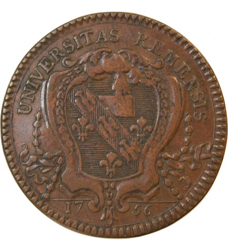 UNIVERSITE DE REIMS – JETON cuivre 1756