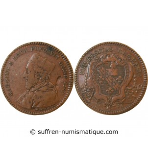 UNIVERSITE DE REIMS – JETON cuivre 1756