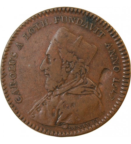 UNIVERSITE DE REIMS – JETON cuivre 1756