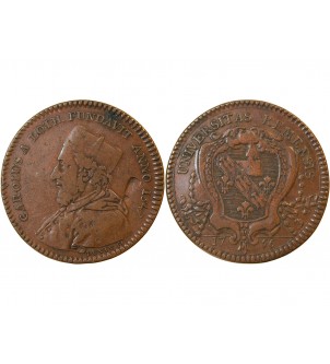 UNIVERSITE DE REIMS – JETON cuivre 1756 2