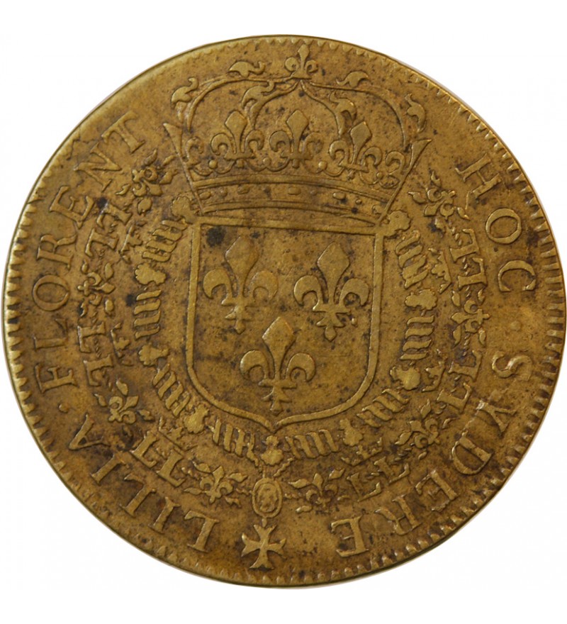 LOUIS XIV – JETON laiton HOC SYDERE LILIA FLORENT