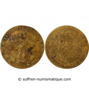 LOUIS XIV – JETON laiton HOC SYDERE LILIA FLORENT