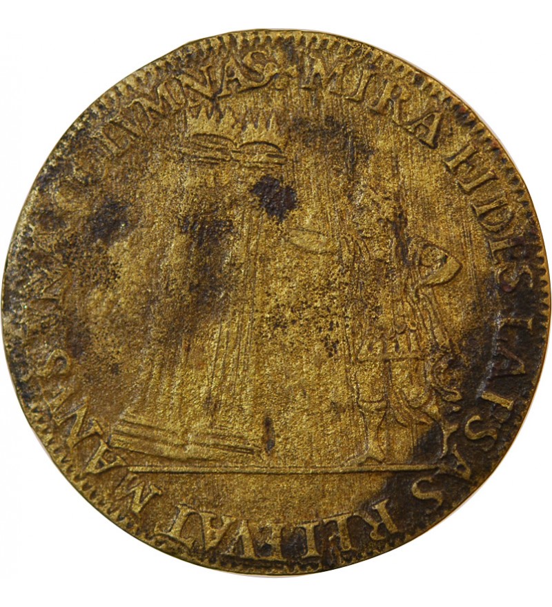 CONSEIL DU ROI, Charles IX – JETON laiton 1572