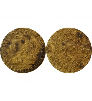 CONSEIL DU ROI, Charles IX – JETON laiton 1572 2