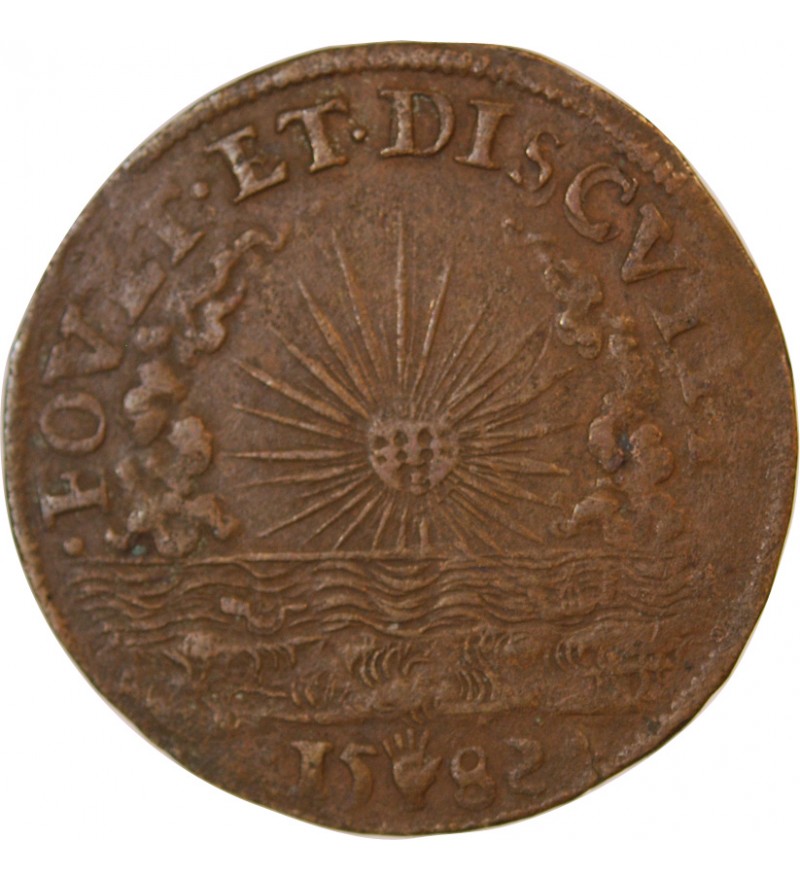 PERCHE, François Duc d’Alençon – JETON cuivre 1582