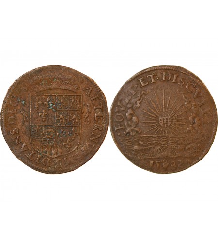 PERCHE, François Duc d’Alençon – JETON cuivre 1582