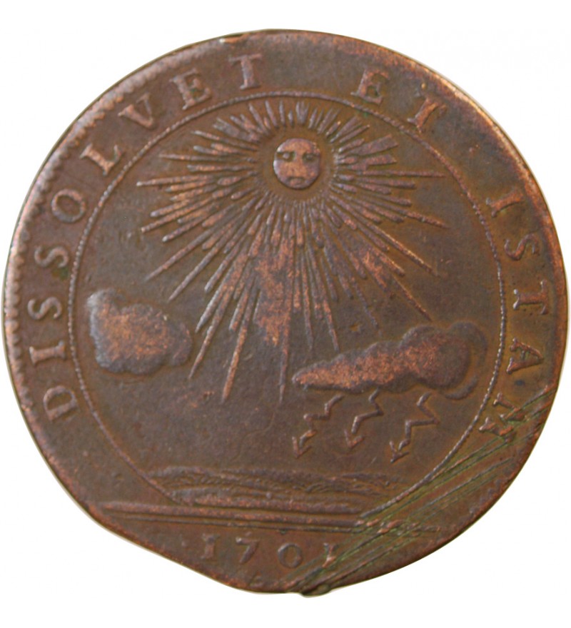 ETATS DE BOURGOGNE, La paix menacée – JETON cuivre 1701