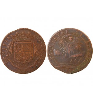 ETATS DE BOURGOGNE, La paix menacée – JETON cuivre 1701 2