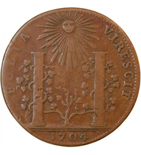 ETATS DE BOURGOGNE, Soutien des princes de Condé – JETON cuivre 1704