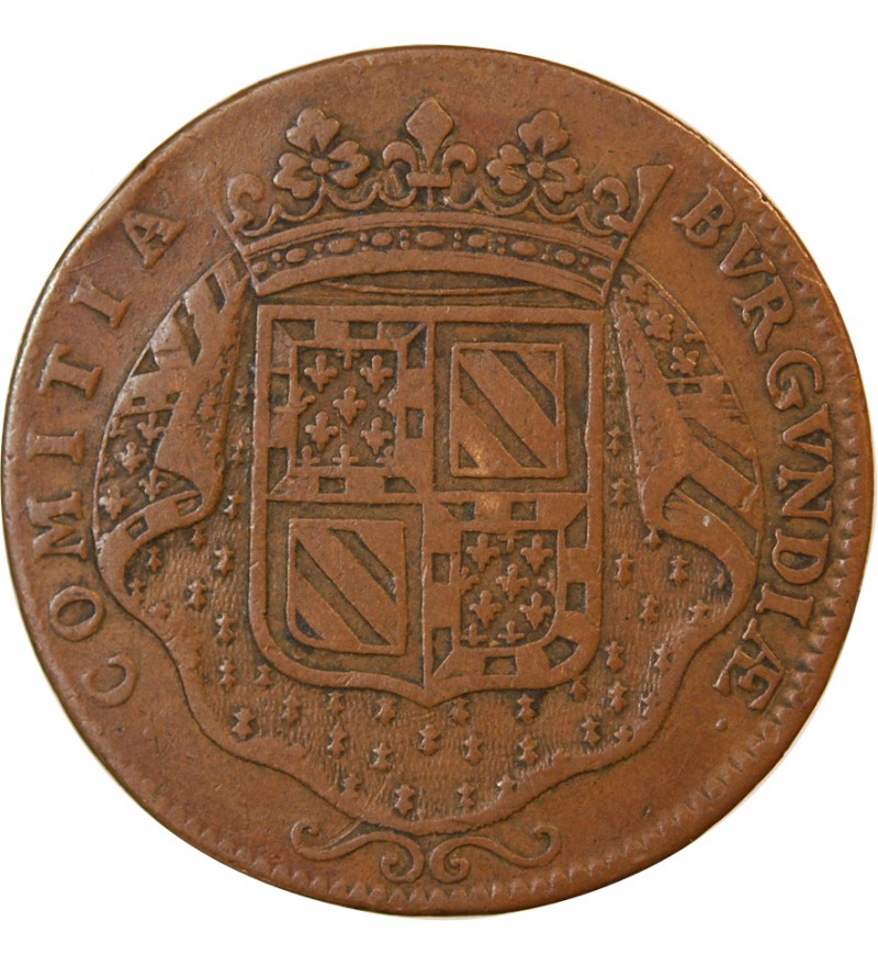 ETATS DE BOURGOGNE, Soutien des princes de Condé – JETON cuivre 1704