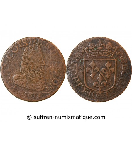 CHÂTEAU-REGNAULT, François de Bourbon-Conti – LIARD 1613