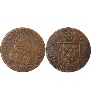 CHÂTEAU-REGNAULT, François de Bourbon-Conti – LIARD 1613 2