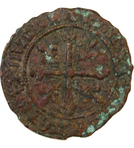 ADMINISTRATION ANGLO-FRANCAISE, JETON à la rose de Saint-Catherine – vers 1430 – Mit. 519