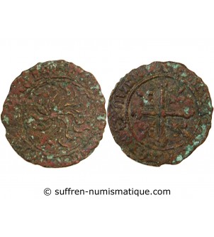 ADMINISTRATION ANGLO-FRANCAISE, JETON à la rose de Saint-Catherine – vers 1430 – Mit. 519