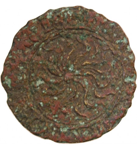 ADMINISTRATION ANGLO-FRANCAISE, JETON à la rose de Saint-Catherine – vers 1430 – Mit. 519