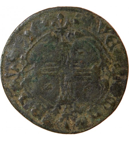 ADMINISTRATION ANGLO-FRANCAISE, JETON à la rose de Saint-Catherine – vers 1430 – Mit. 519