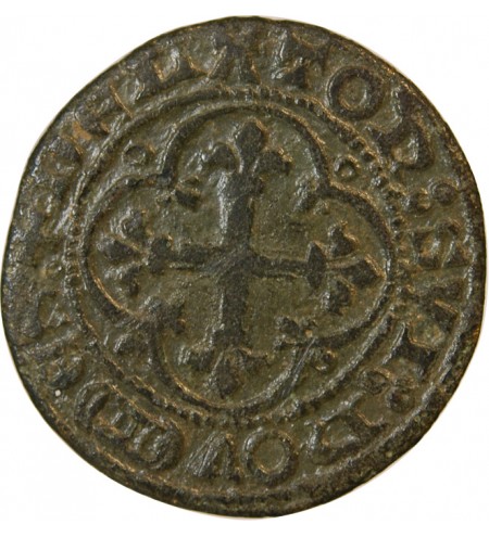 BERRY – JETON de compte au mouton crucifère – XVe siècle – Mit.552