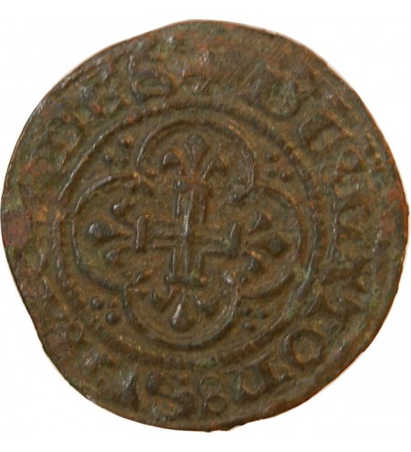 BERRY – JETON de compte au mouton crucifère – XVe siècle – F.9429