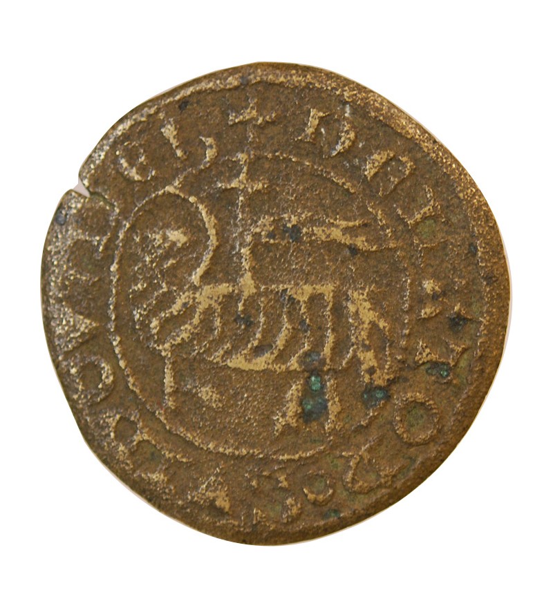 BERRY – JETON de compte au mouton crucifère – XVe siècle – F.9481