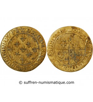 DAUPHINÉ – JETON de compte au champ de lys – XVe siècle – Mit.619a