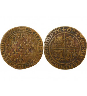 DAUPHINÉ – JETON de compte au champ de lys – XVe siècle – Mit.619a 2