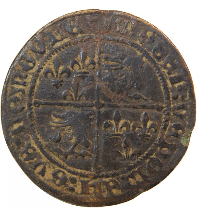 NUREMBERG – JETON de compte au type du Dauphiné – XVe siècle – Mit. 1043 var.