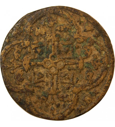 FRANCE – JETON de compte au châtel AVE MARIA GRACIA PLE– XVe siècle – Mit. 509