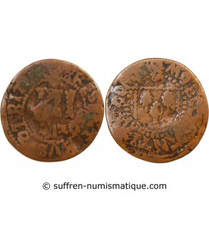 SAINT-OMER, Église de Saint-Bertin – MÉREAU de 12 deniers 1526 – F.7018 var.