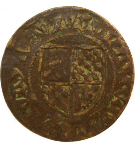 NUREMBERG – JETON de compte au globe crucigère – XVIe siècle