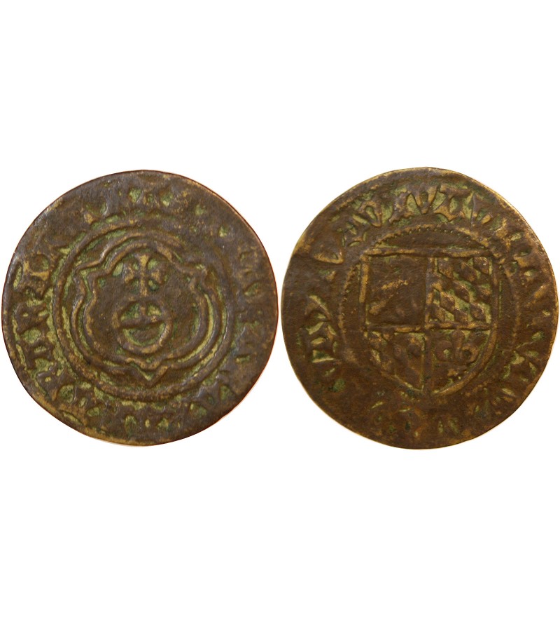 NUREMBERG – JETON de compte au globe crucigère – XVIe siècle