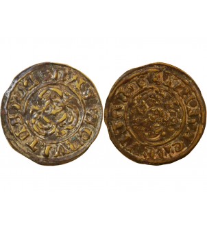 NUREMBERG, Hans Schultes – JETON de compte à la rose – XVIe siècle – Mit.1336 var. 2