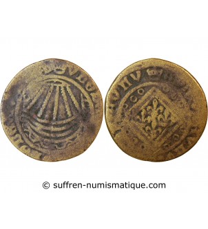 NUREMBERG – JETON de compte à la nef – XVe siècle