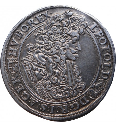 Hongrie HONGRIE - LEOPOLD Ier 1/2 THALER 1700 KREMNITZ﻿