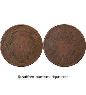 MAIRE DE NANTES, Gérard Mellier – JETON cuivre 1721