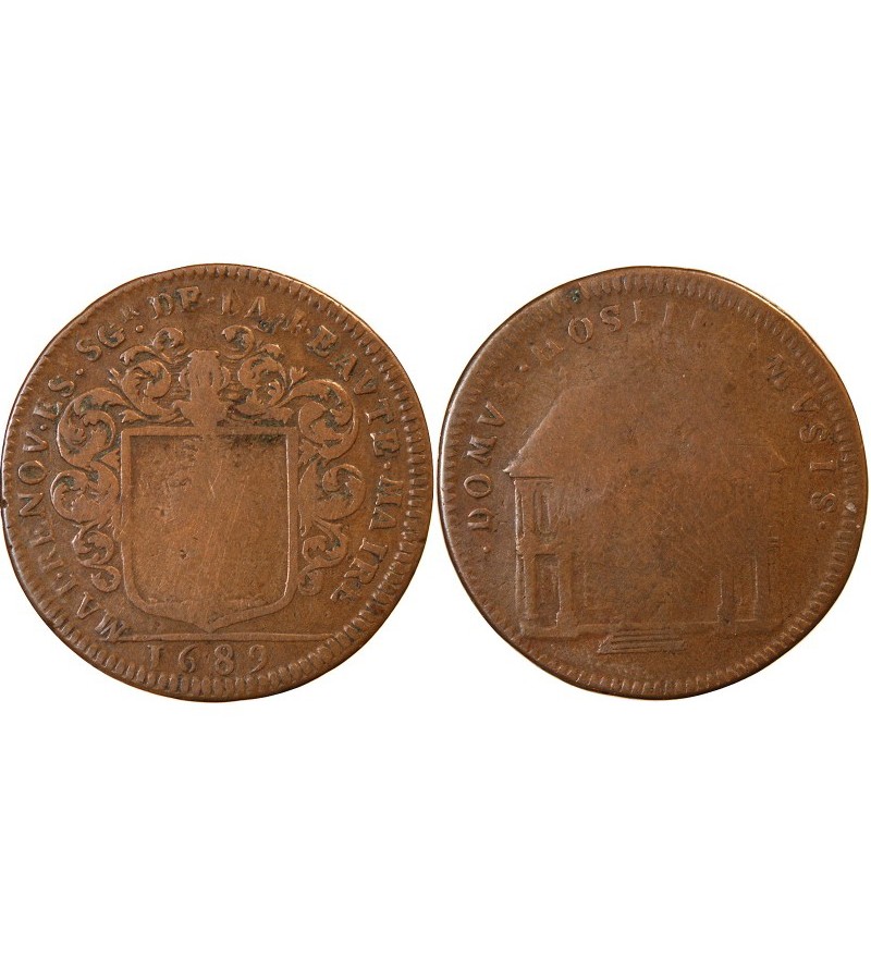 MAIRE D’ANGERS, Mathieu Renou – JETON cuivre 1689