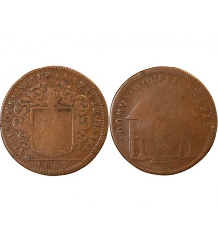 MAIRE D’ANGERS, Mathieu Renou – JETON cuivre 1689