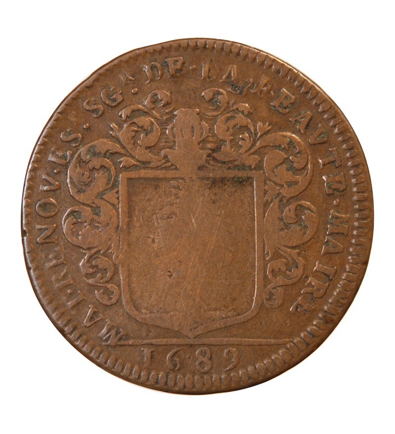 MAIRE D’ANGERS, Mathieu Renou – JETON cuivre 1689