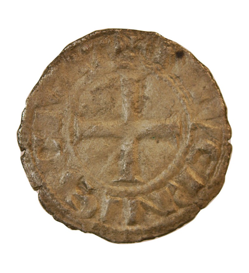 NIVERNAIS, COMTE DE NEVERS, Mahaut II (1257-1262) – DENIER argent