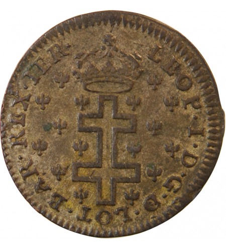 DUCHE DE LORRAINE, Leopold Ier – 30 DENIERS 1726