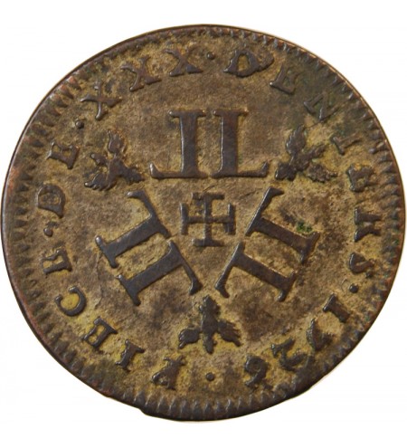 DUCHE DE LORRAINE, Leopold Ier – 30 DENIERS 1726