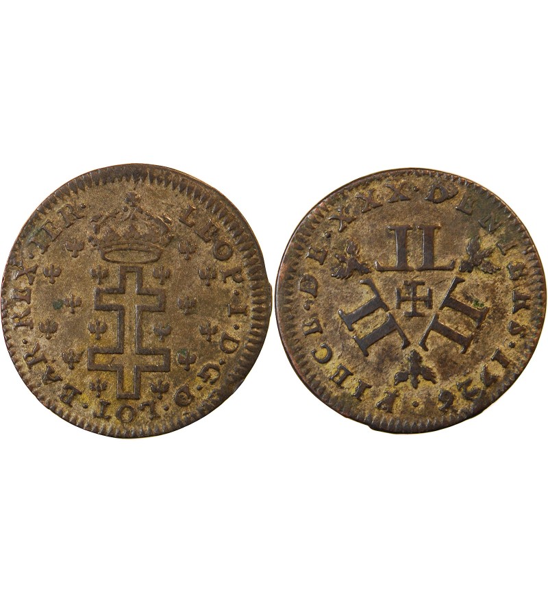 DUCHE DE LORRAINE, Leopold Ier – 30 DENIERS 1726