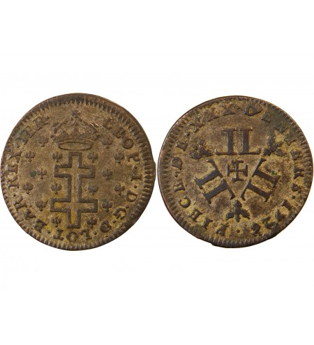 DUCHE DE LORRAINE, Leopold Ier – 30 DENIERS 1726