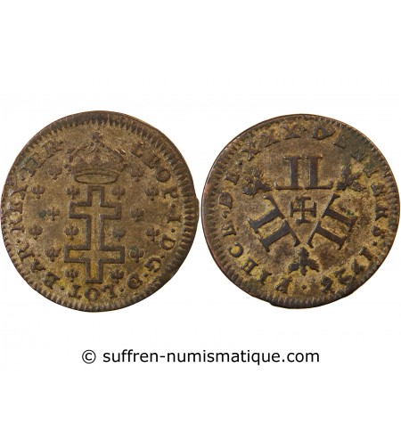 DUCHE DE LORRAINE, Leopold Ier – 30 DENIERS 1726