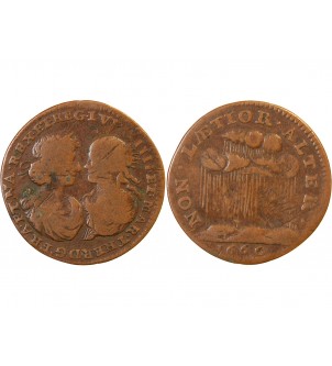 MARIE-THERESE, Mariage du Roi – JETON cuivre 1660 2