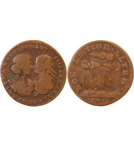 MARIE-THERESE, Mariage du Roi – JETON cuivre 1660