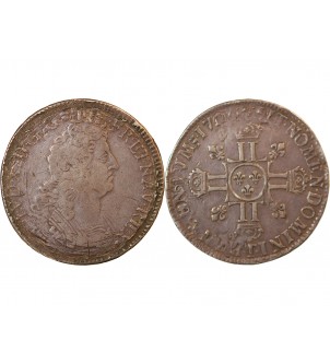 LOUIS XIV - ECU AUX 8 L 1704 T NANTES 2