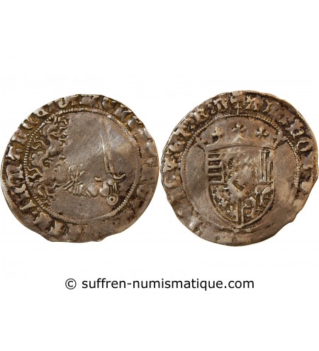 DUCHE DE LORRAINE, Antoine le Bon (1508-1544) – 1/2 PLAQUE