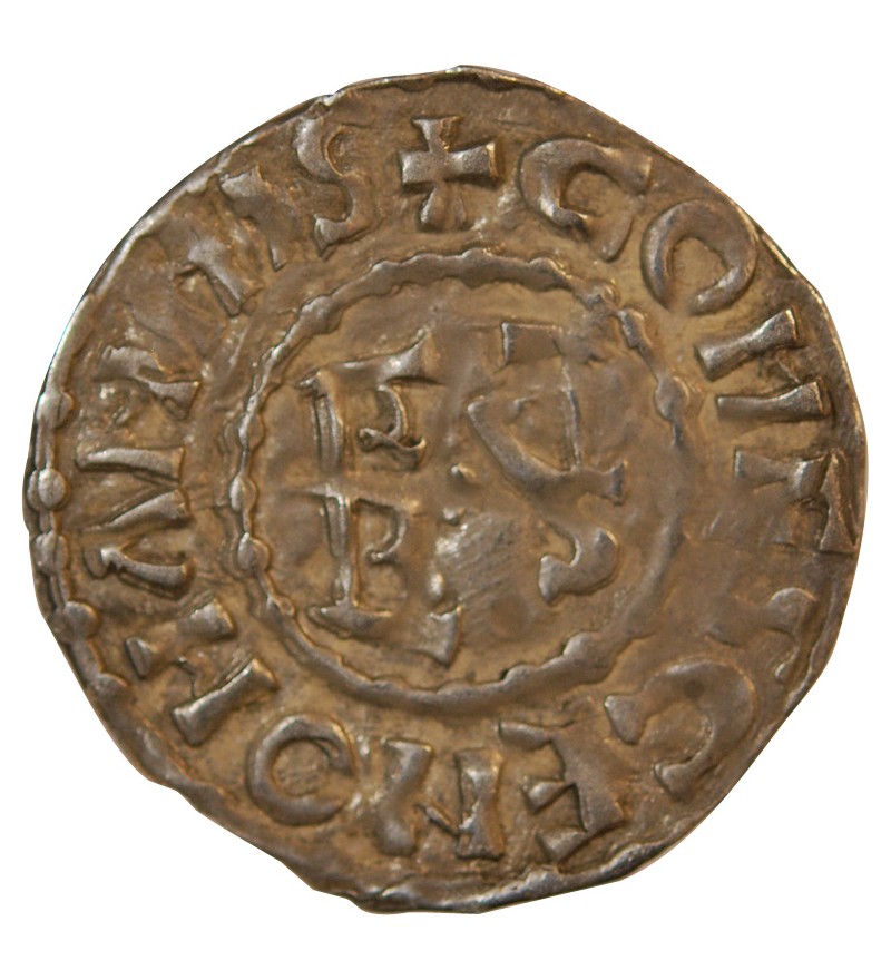 MAINE - DENIER argent au nom d'HERBERT Ier - 1014-1246